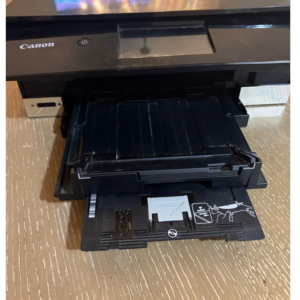 Canon TS8220 Color Inkjet Printer 2K Pg Ct Wi-Fi Duplex Copy Scan US W/ Ink